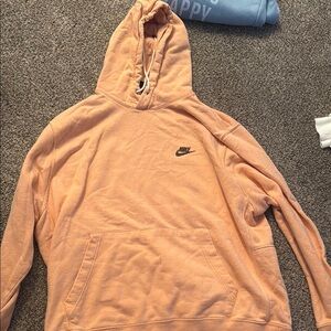 Nike Men's Orange Hoodie